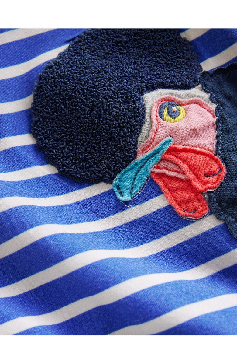 Mini Boden Kids' Chicken Appliqué T-Shirt, Alternate, color,