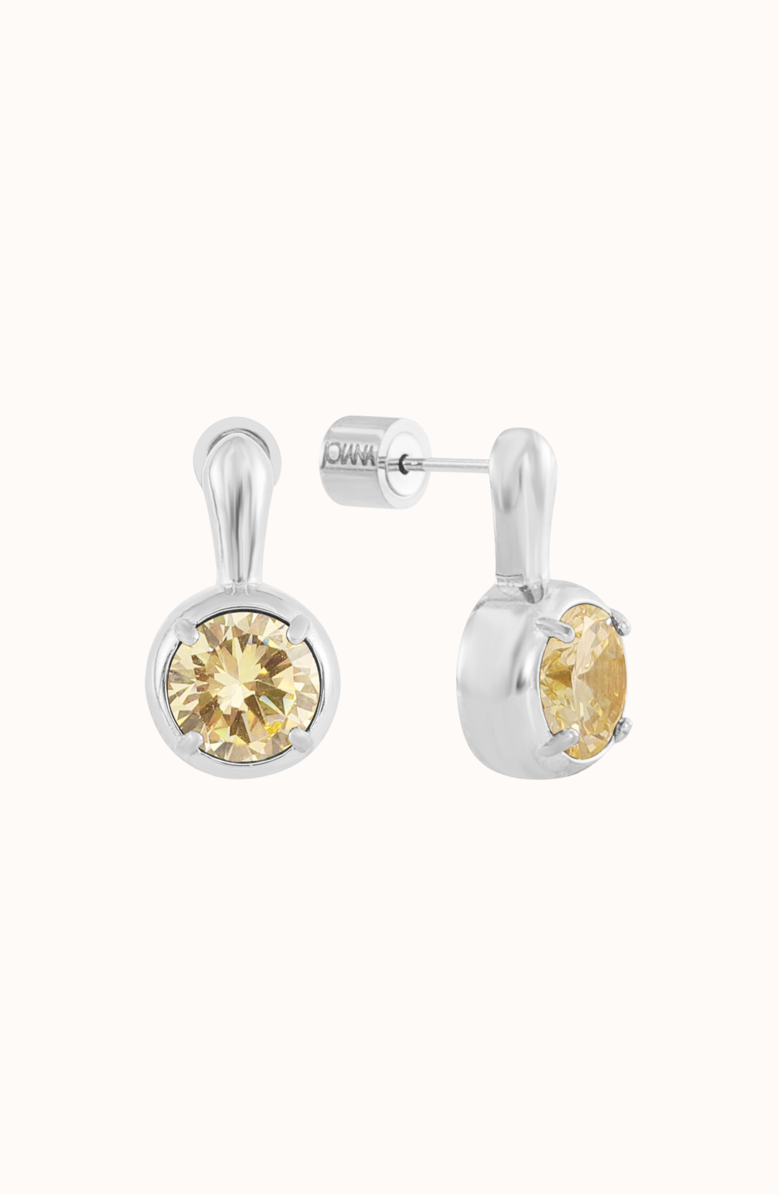 Lemon / White Silver / 8mm