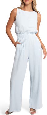 Petal & Pup Brenna Cotton Gauze Jumpsuit