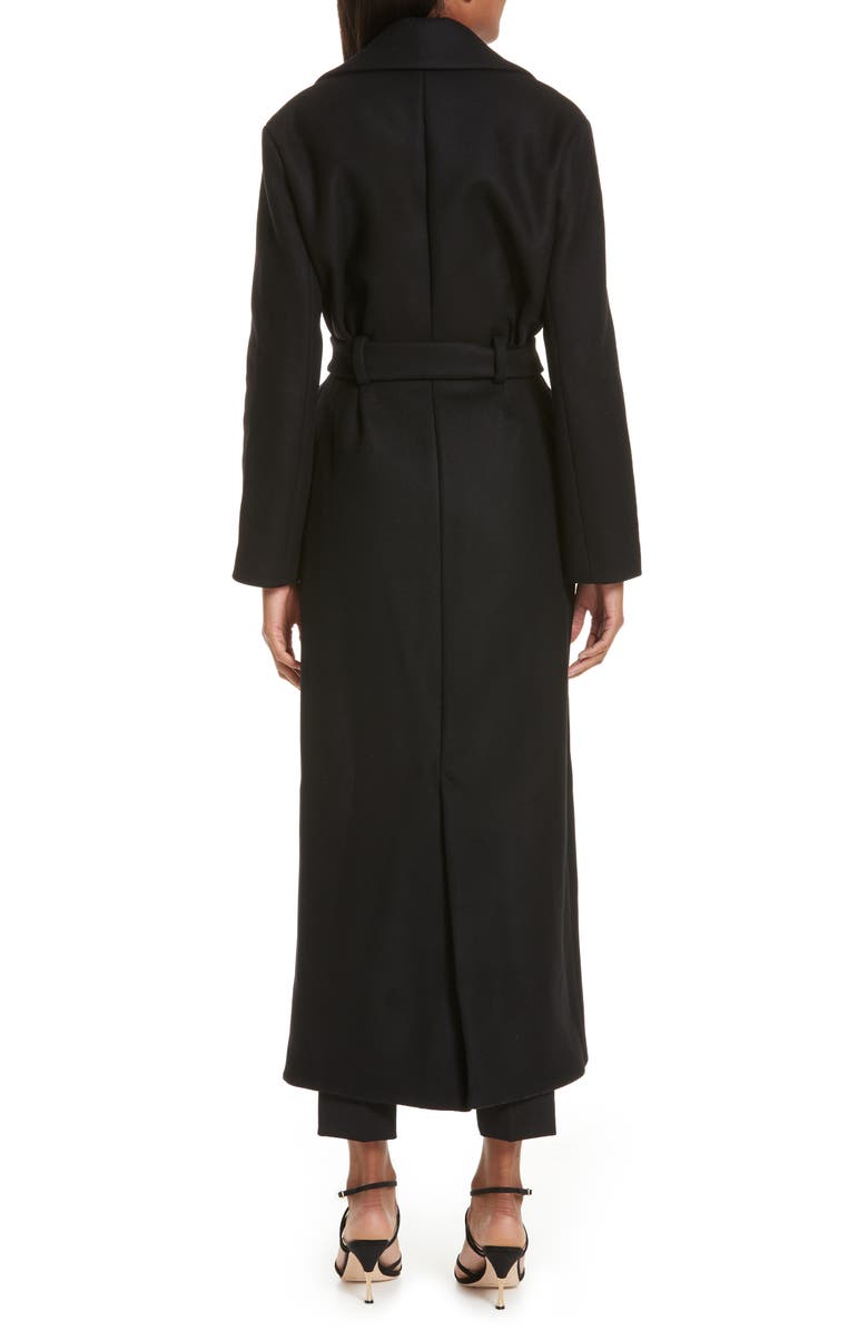 Jacquemus Le Manteau Aissa Belted Wool Blend Coat, Alternate, color, 