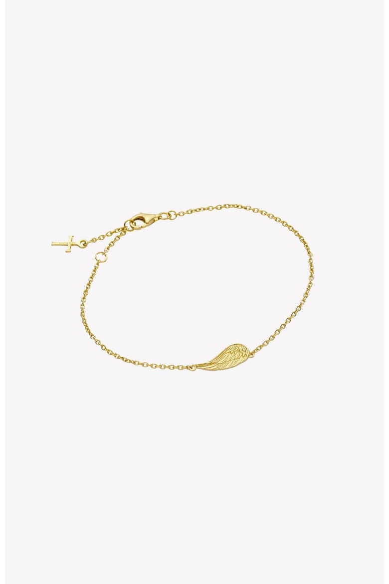Divine Wings Bracelet, Alternate, color, 18k Gold Plated