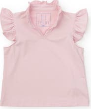 Lila and Hayes Ellie Girls' Sleeveless Ruffled Top by LH Sport