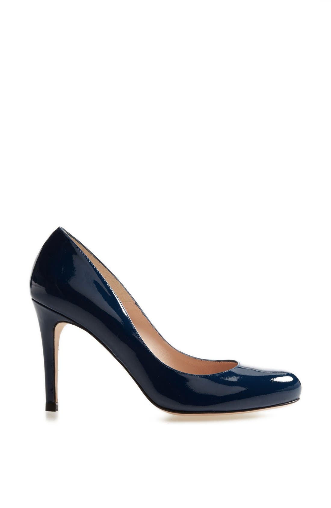 L.K. Bennett 'Stila' Patent Pump, Alternate, color, NAVY