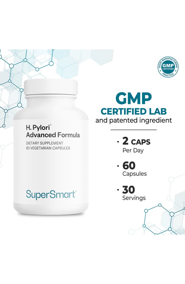 SuperSmart H. Pylori Advanced Formula, Alternate, color, NO COLOR