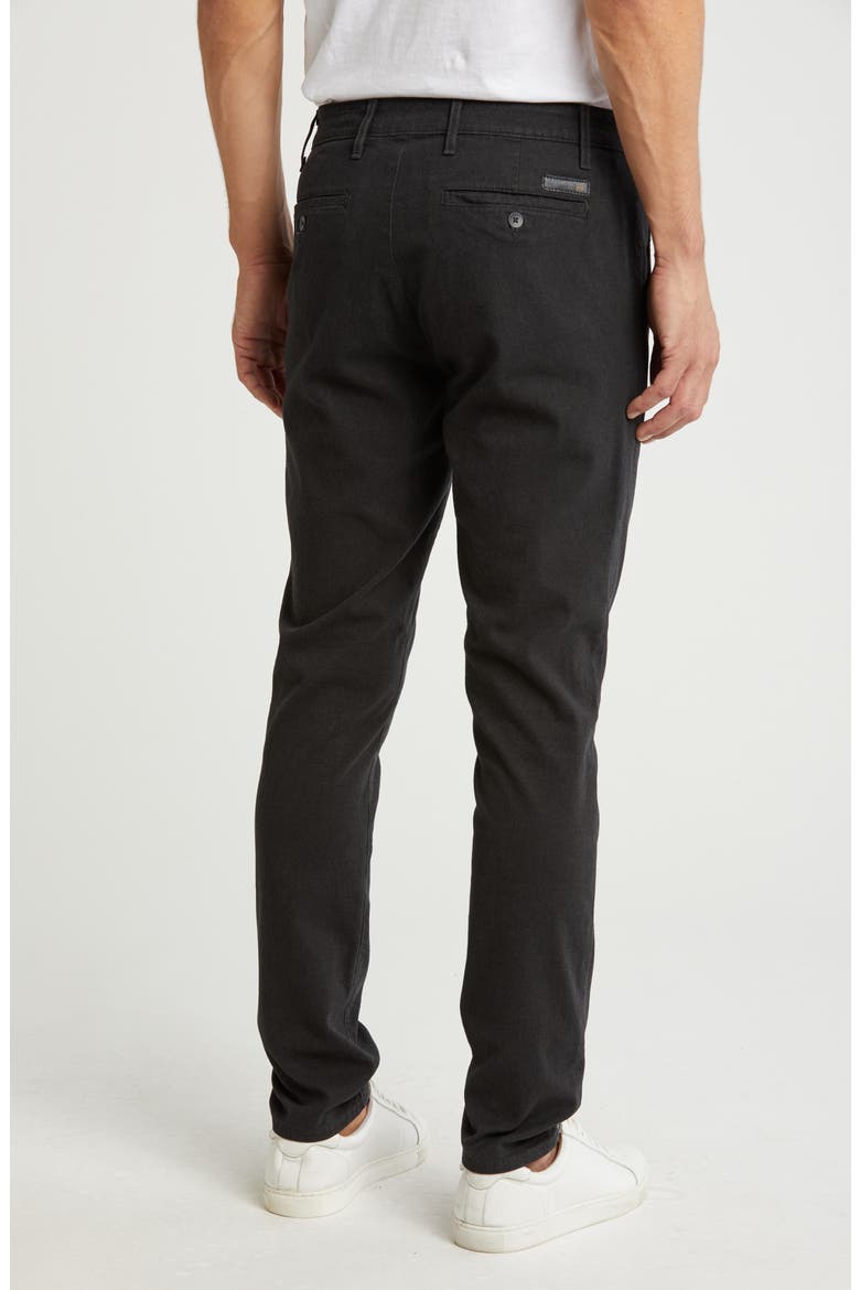 Skinny Fit Chino Pants, Alternate, color, CHARCOAL BLACK