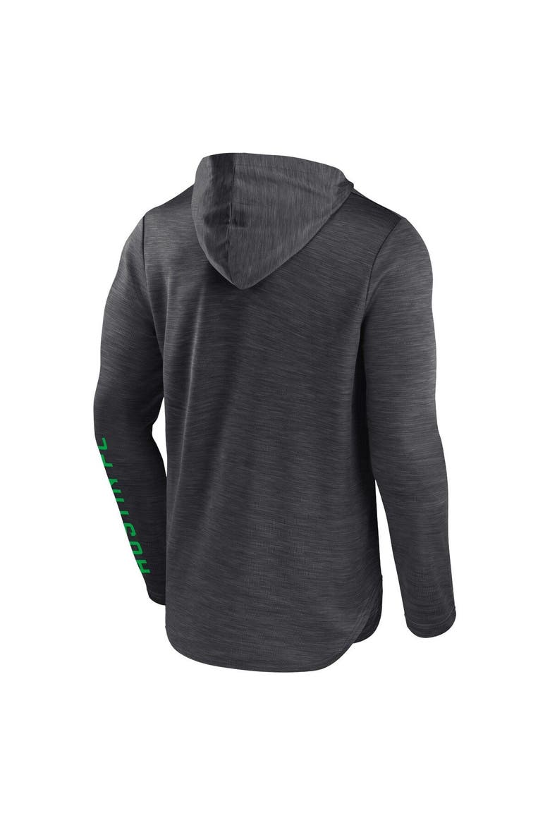 Men's Fanatics Branded Charcoal Austin FC First Period Space-Dye Pullover Hoodie, Alternate, color, Charcoal