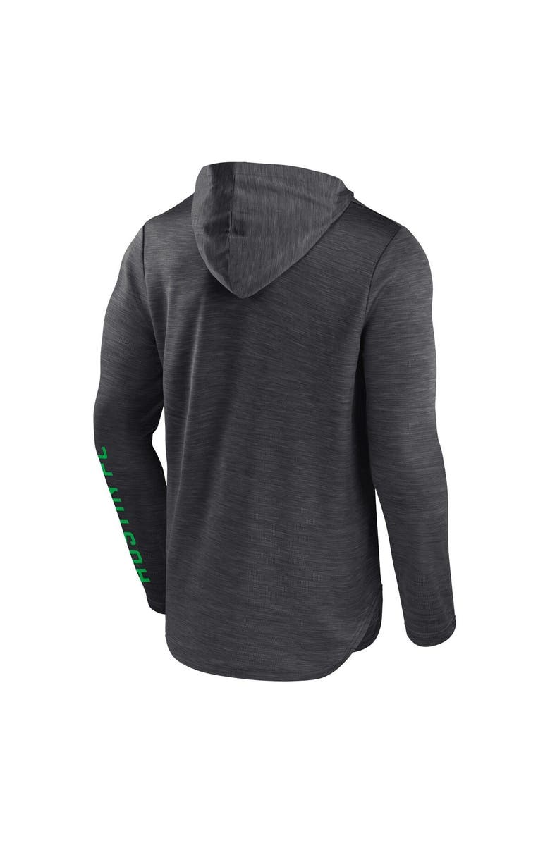 FANATICS Men's Fanatics Branded Charcoal Austin FC First Period Space-Dye Pullover Hoodie, Alternate, color,