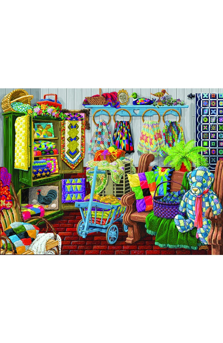 Sunsout The Quilt Fair 1000 piece Jigsaw Puzzle for Adults, Alternate, color,