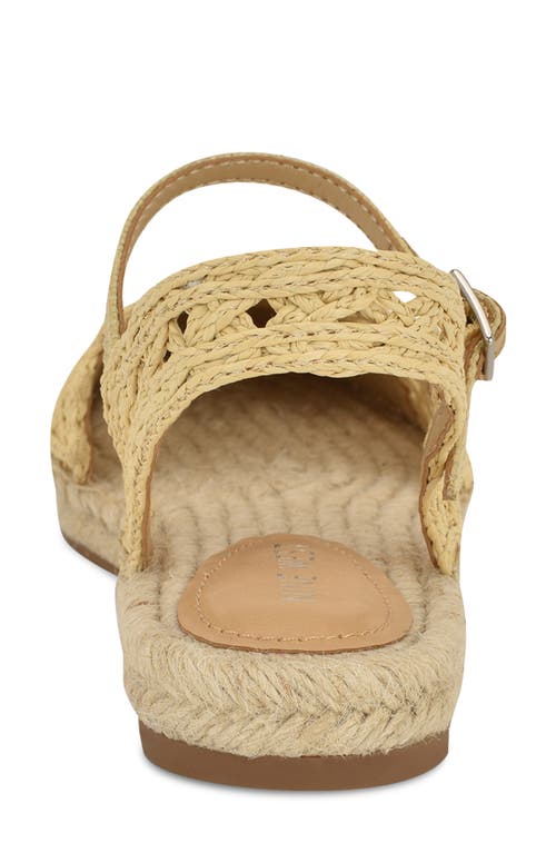 Nine West Darby Sandal In Light Natural