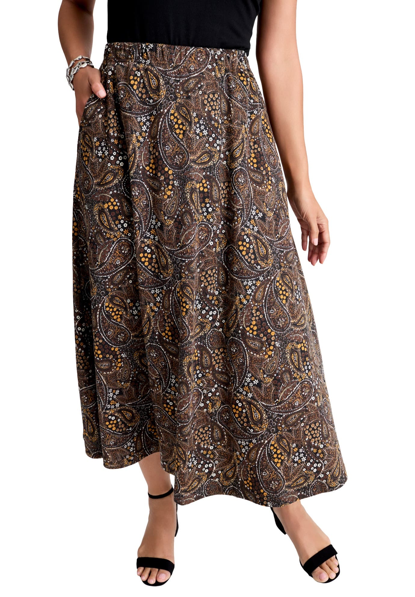 BROWN GARDEN PAISLEY