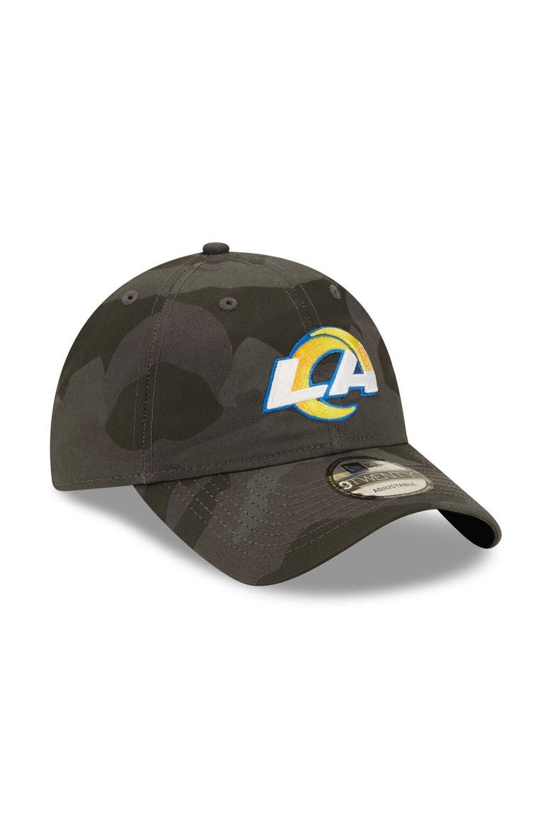 Men's New Era Camo Los Angeles Rams Core Classic 2.0 9TWENTY Adjustable Hat, Alternate, color, Camo