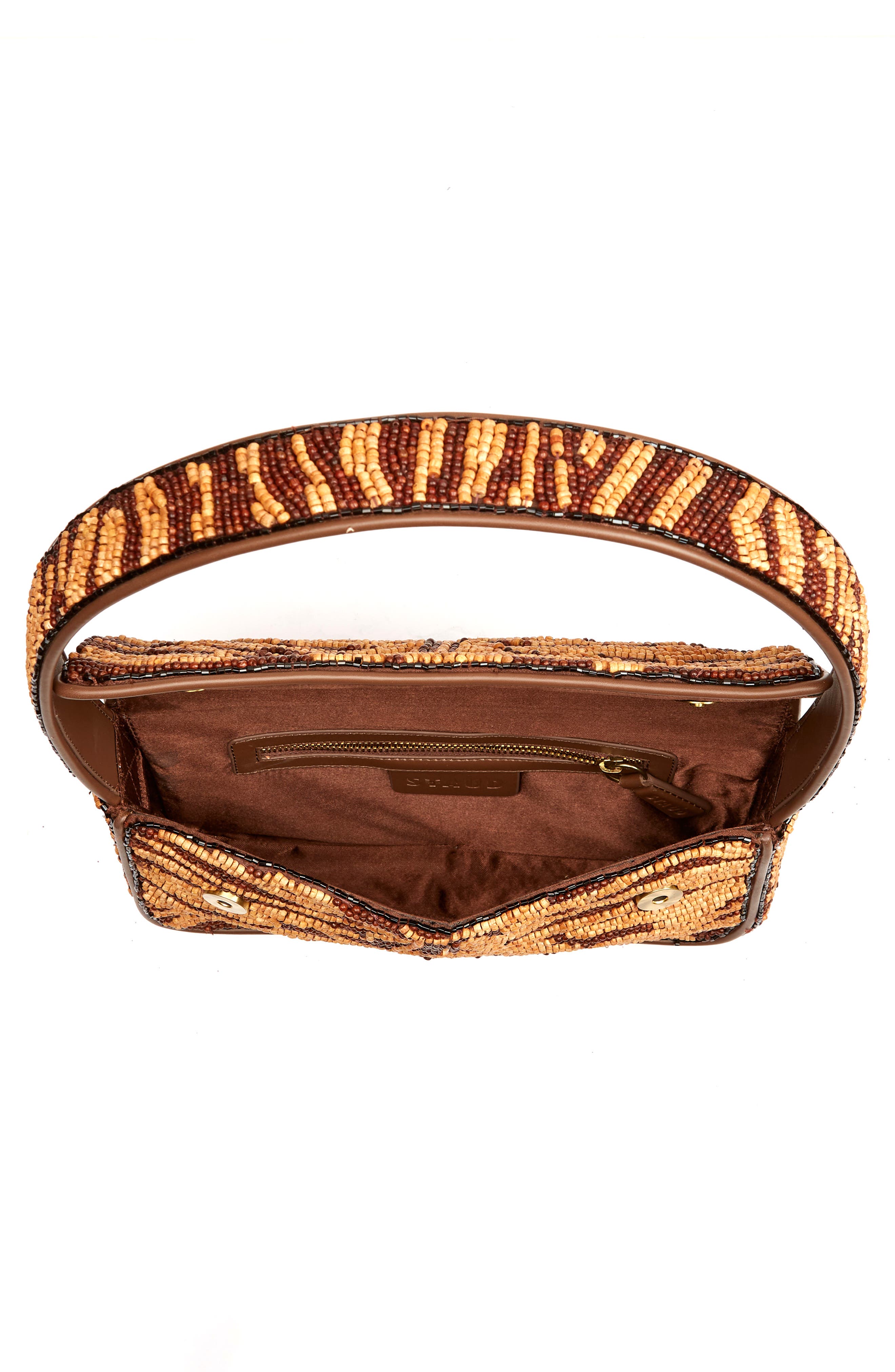 STAUD Tommy Beaded Shoulder Bag, Alternate, color, 