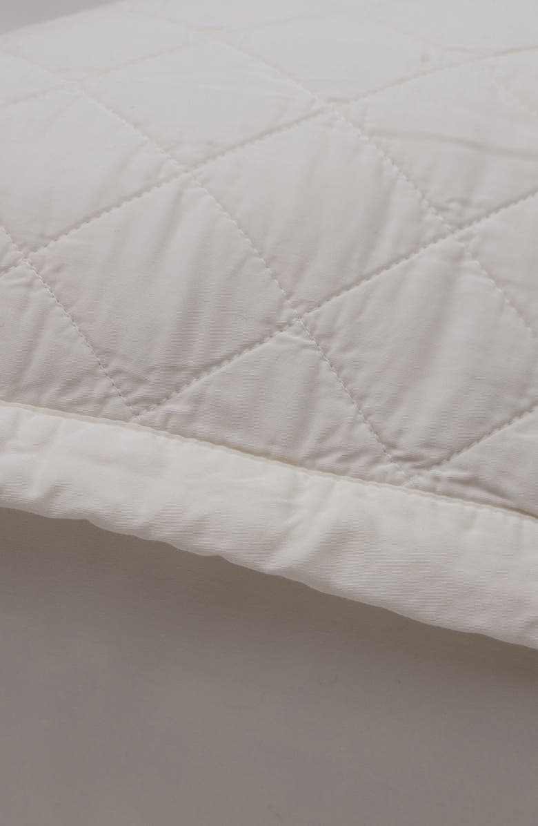 Pom Pom at Home Monaco 300-Thread Count Sateen Coverlet, Alternate, color, Ivory