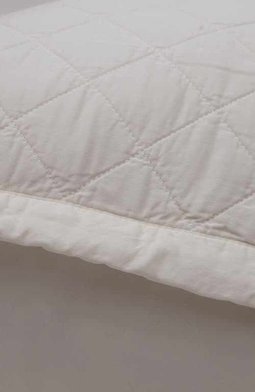 Pom Pom At Home Monaco 300-thread Count Sateen Coverlet In Ivory