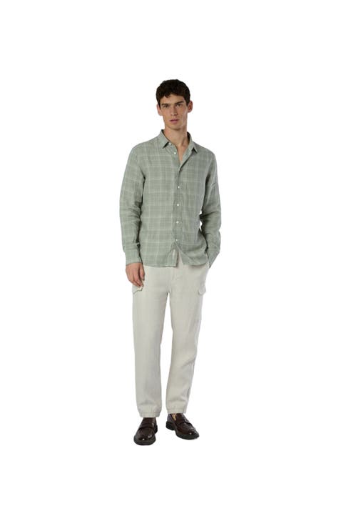 Linen Cargo Jogger