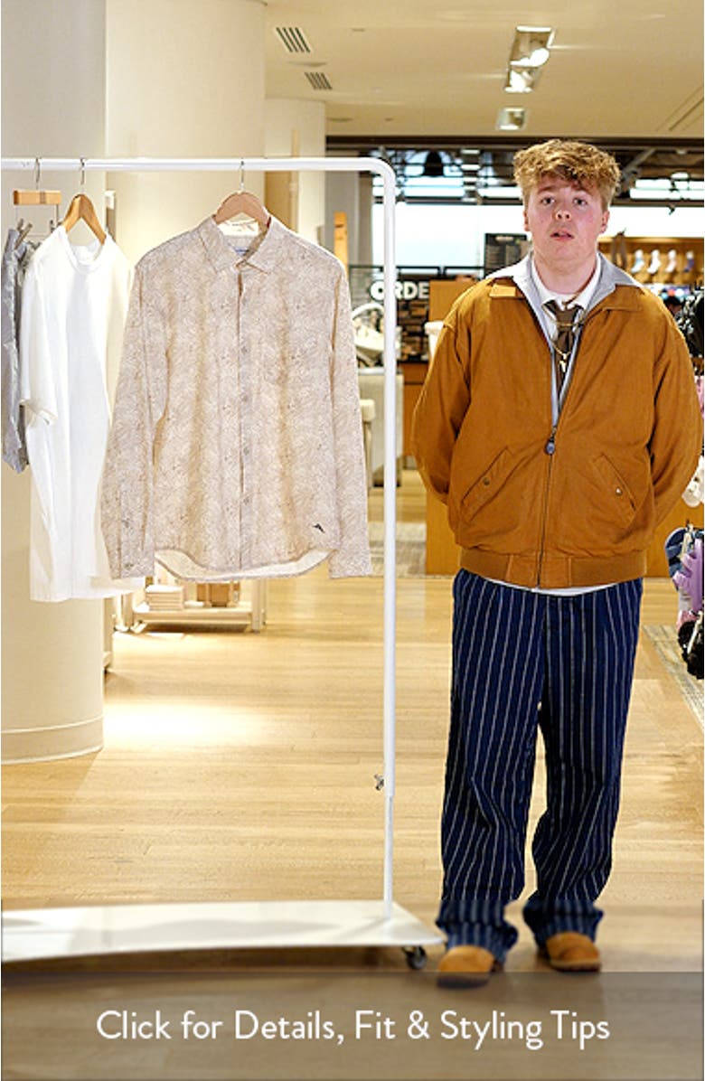 Bahama Coast Poquito Fronds IslandZone<sup>®</sup> Button-Up Shirt, sales video thumbnail