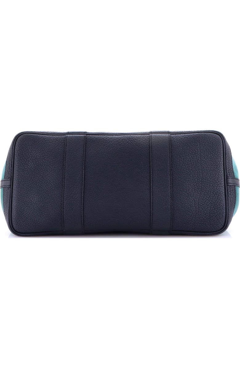 Pre-Owned Hermes Garden Party Tote Toile and Leather 36, Alternate, color, Vert Fonce