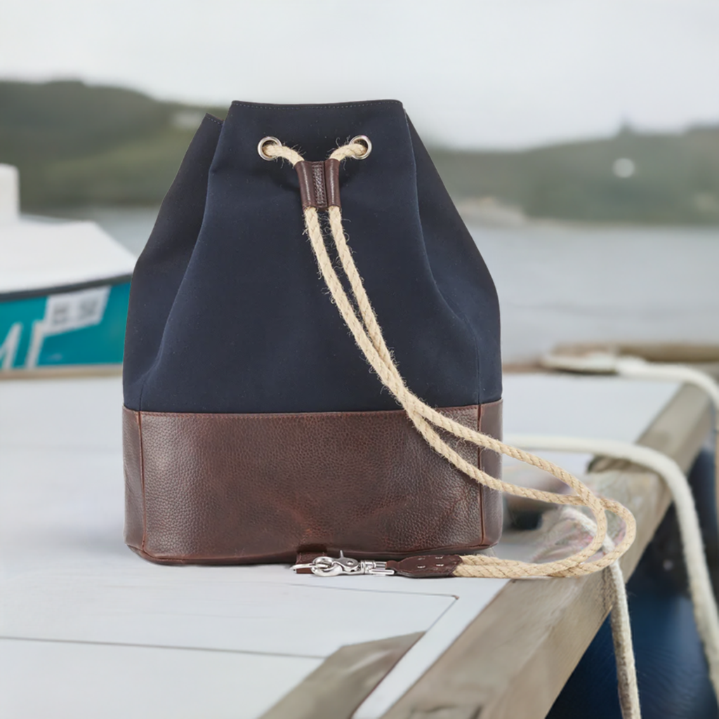 Wanderlust Canvas Duffle Bag, Alternate, color, Classic Navy