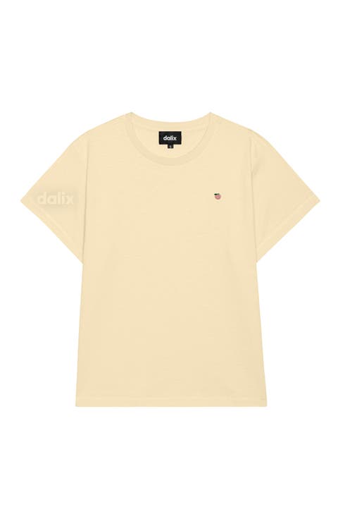 Womens Lil Peach Lightweight High Waisted Tee