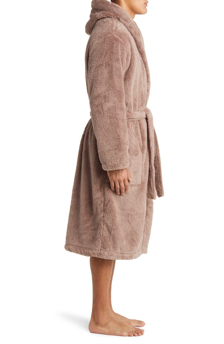 UGG<sup>®</sup> Beckett Fleece Hooded Robe, Alternate, color, Allspice