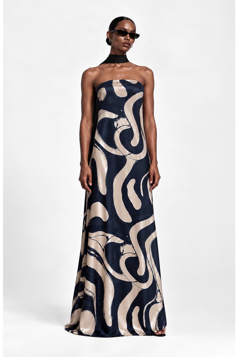 Tubi Zima Noir Dress, Alternate, color, Zima Noir