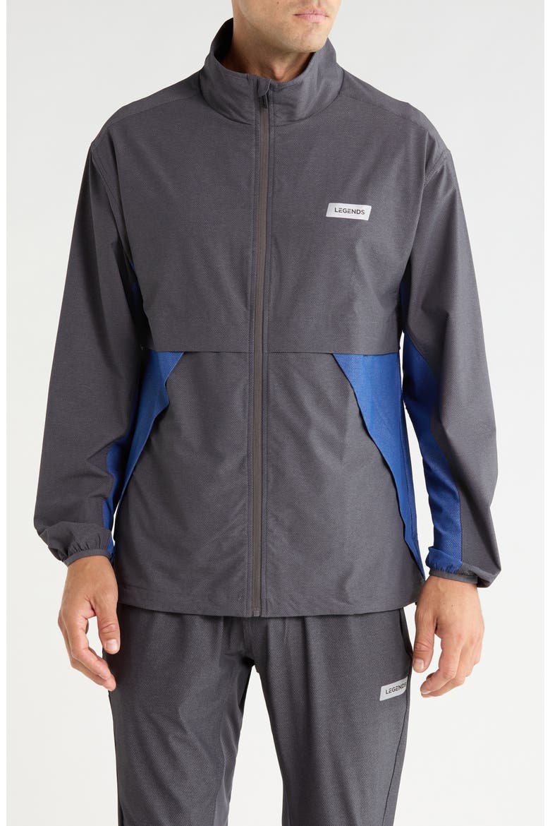 Luka HB Full-Zip Jacket, Alternate, color, CHARCOAL GRAY/ORION