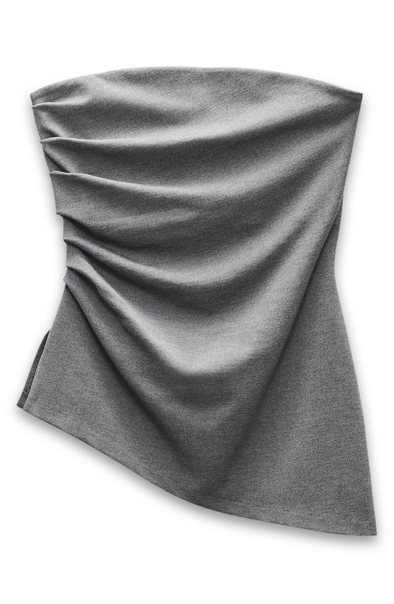 rag & bone Irina Ruched Strapless Top, Alternate, color,