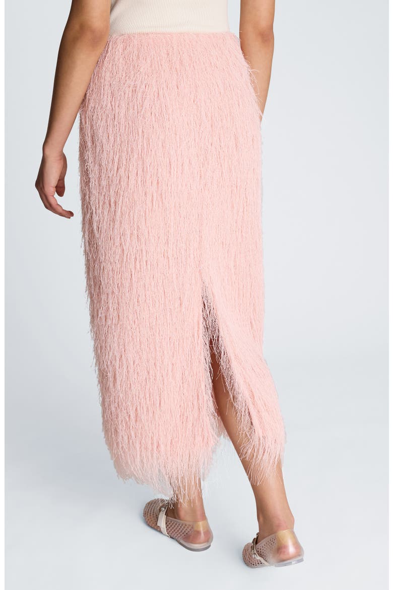 Feather Midi Skirt, Alternate, color, PINK VAPOR