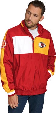 Tommy Hilfiger Men's Tommy Hilfiger Red Kansas City Chiefs Gael Lightweight Half-Zip Hoodie Jacket