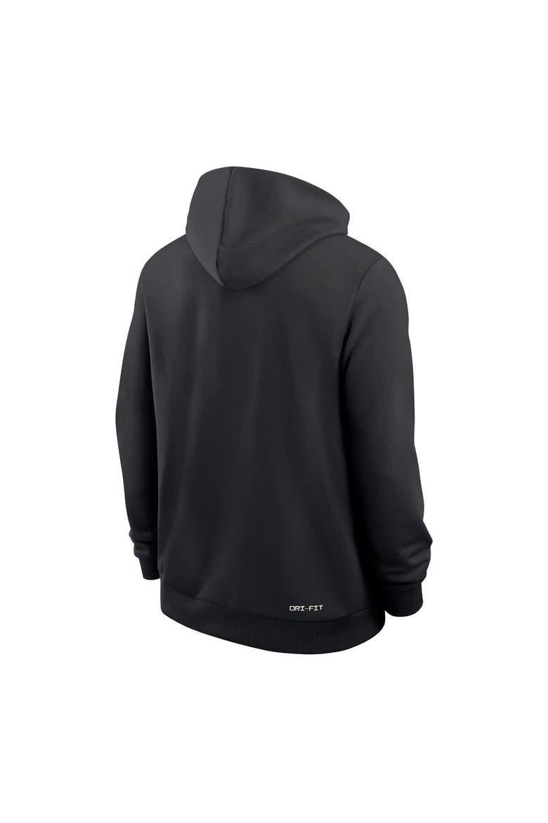 Men's Nike Black Florida A&M Rattlers 2025 Sideline Standard Issue Dri-FIT Hoodie, Alternate, color, Black