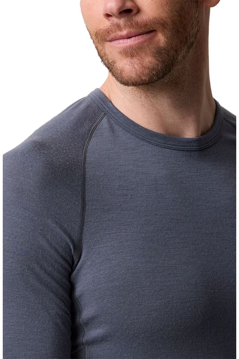 Cedars Rws Merino Lt-Wt Baselayer Crew Top - Men's, Alternate, color, Turbulence
