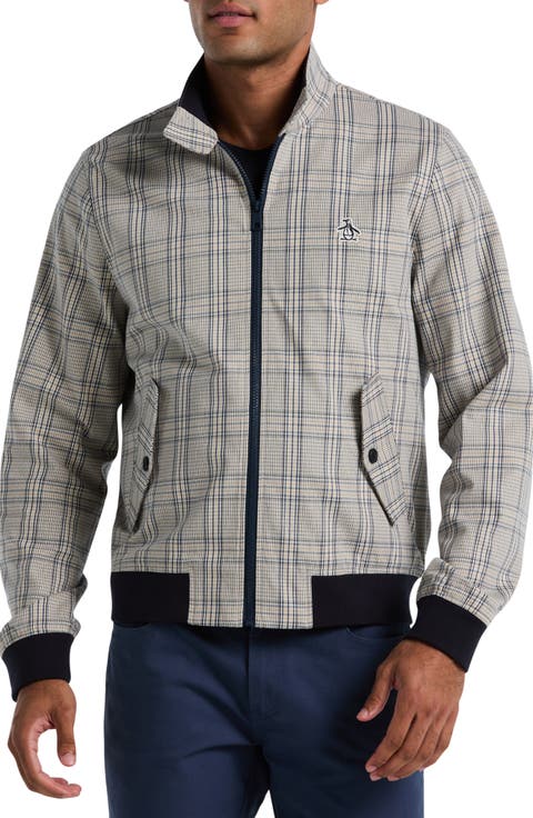 Plaid Cotton & Lyocell Jacketr