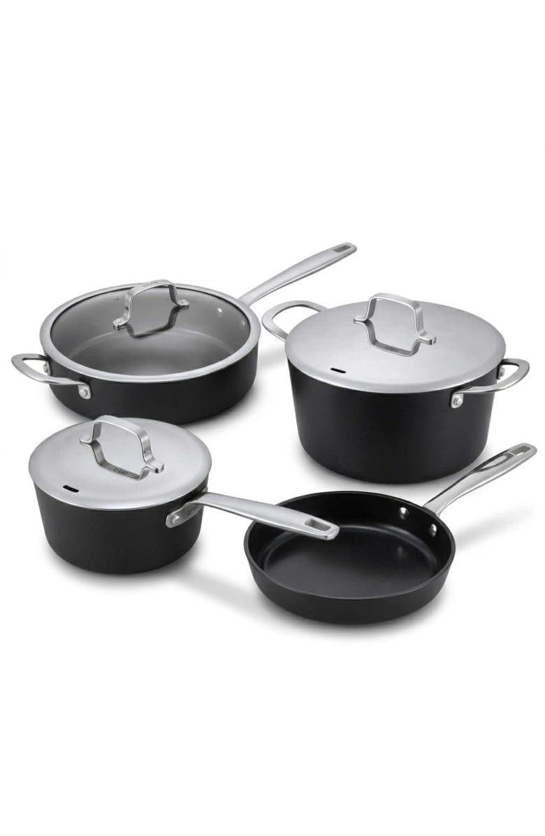 Alva Maestro 7-Piece Non-Toxic Cookware Set, Main, color, Black