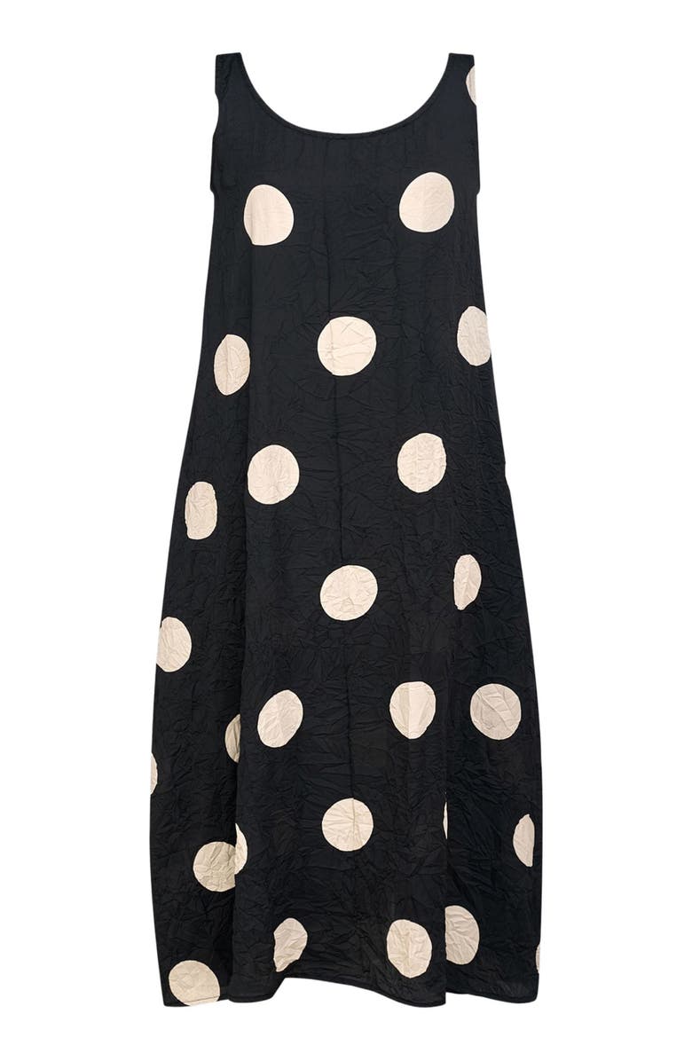 Alembika Crushed polka dots maxi tank dress, Alternate, color, 