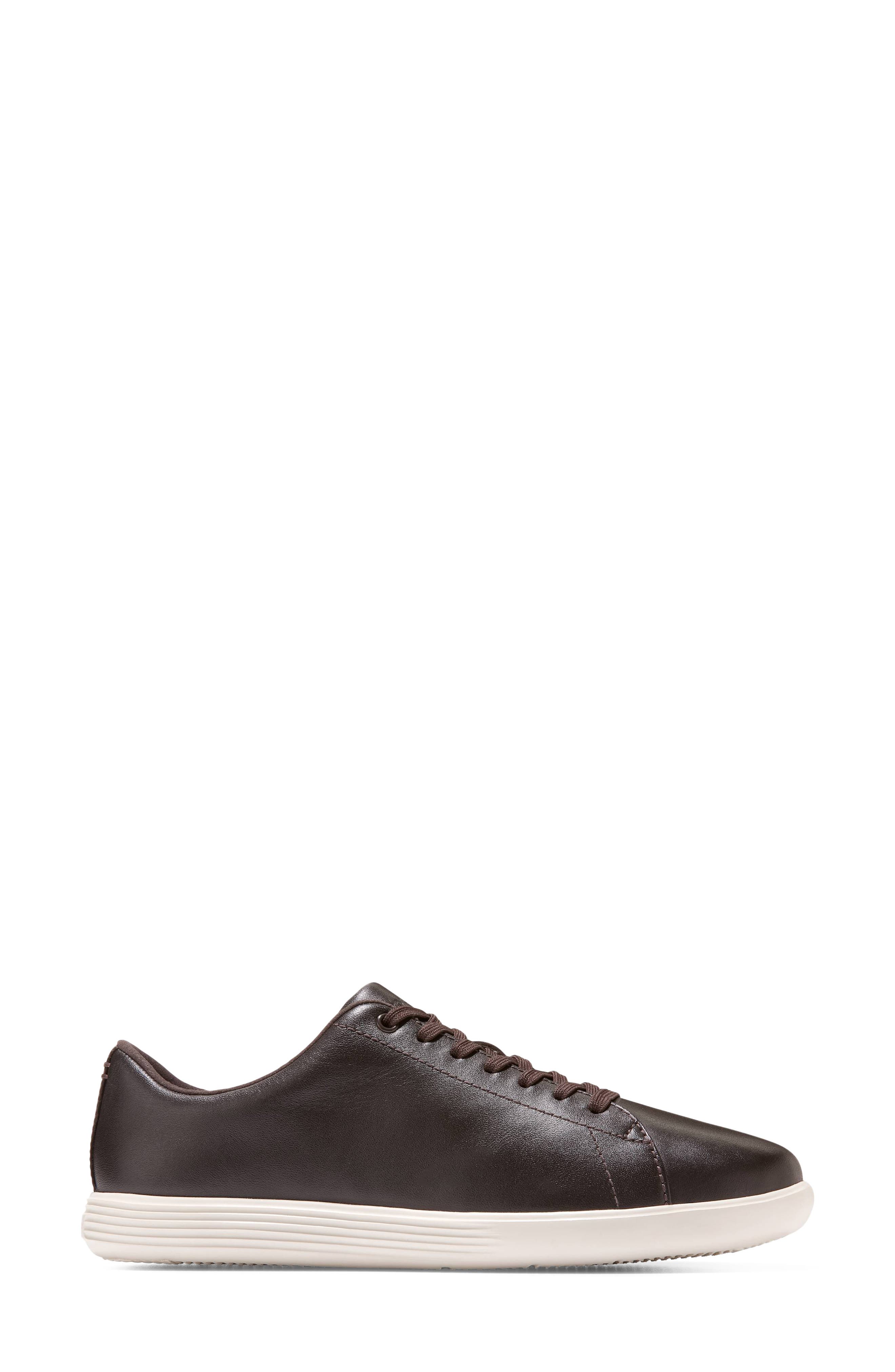 Grand Crosscourt Sneaker, Alternate, color, DARK CHOCOLATE LEATHER