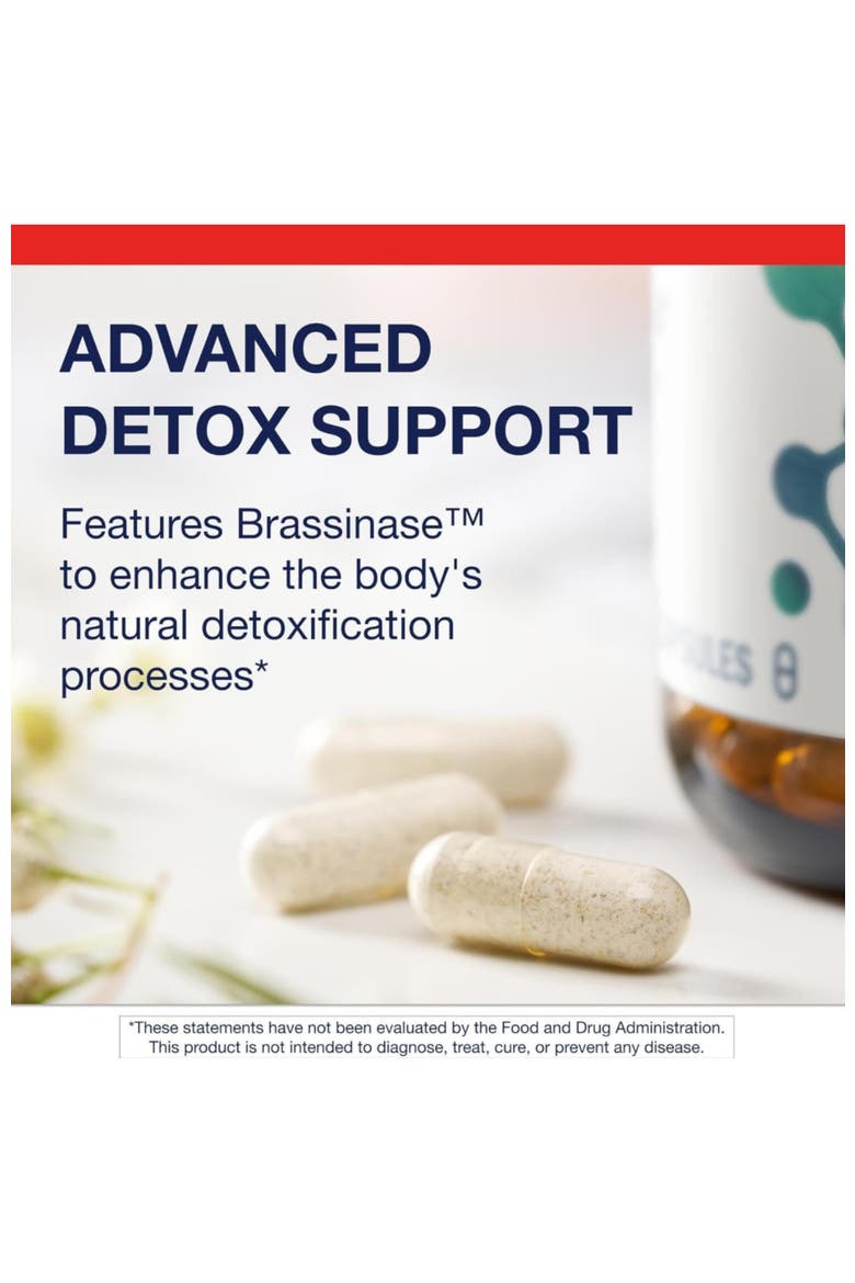 SulforaClear Advanced Detox Antioxidant Support Supplement 60 Capsules, Alternate, color, None