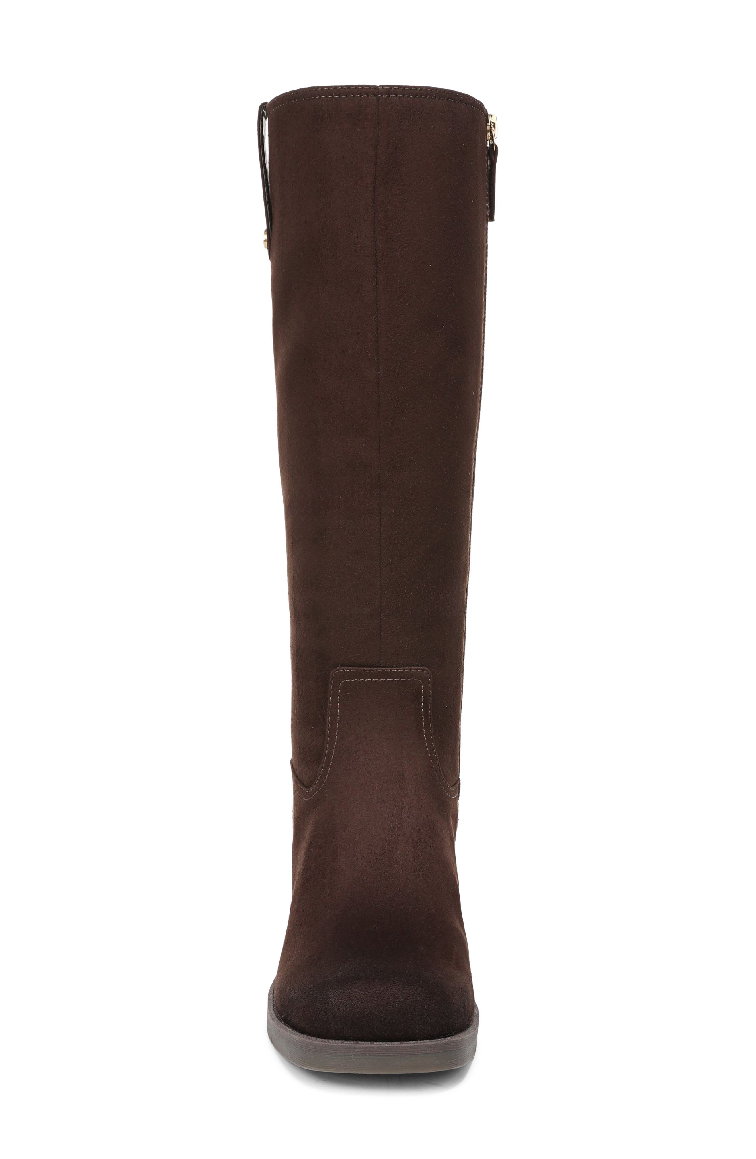 Joplin Boot, Alternate, color, DARK UMBER BROWN MICROSUEDE