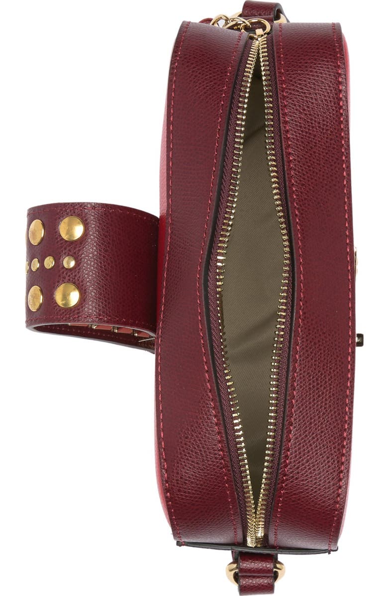 VALENTINO BY MARIO VALENTINO Lila Studded Leather Camera Crossbody Bag, Alternate, color,