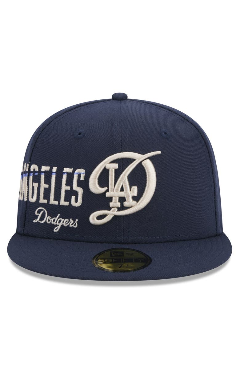 New Era Men's New Era Navy Los Angeles Dodgers 2024 City Connect Icon 59FIFTY Fitted Hat, Alternate, color, Navy