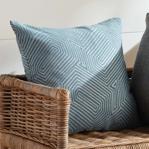 Napa Home & Garden Sora Square Indoor-outdoor Pillow 20" In Blue