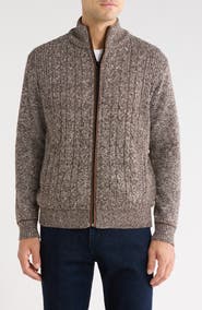 TOM BAINE Full Zip Sweater