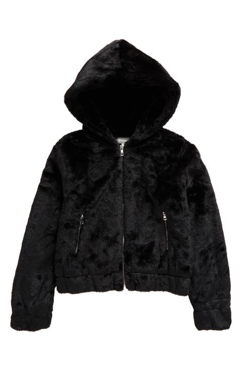 Kids' Teddy Faux Fur Hoodie (Big Kid)