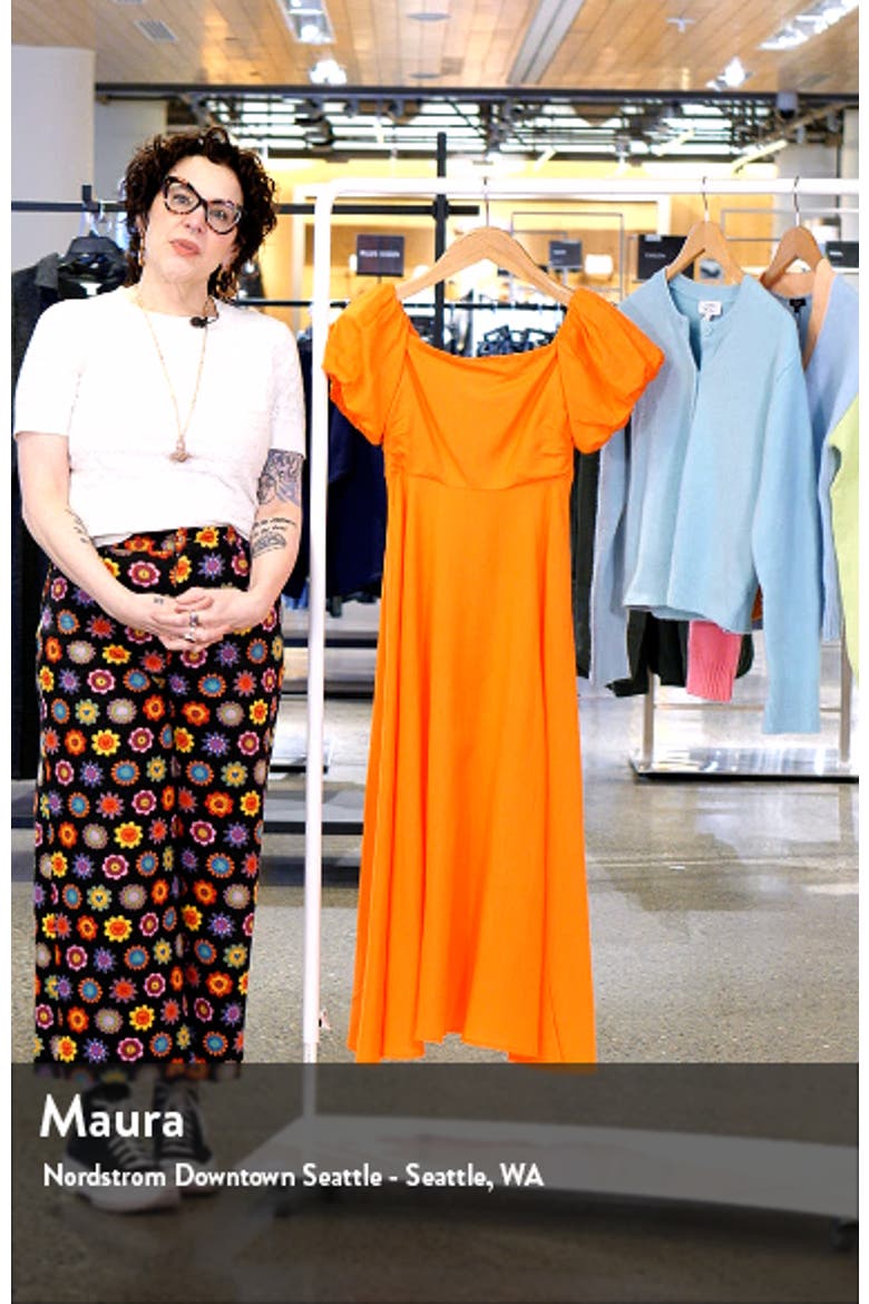 Off the Shoulder A-Line Dress video