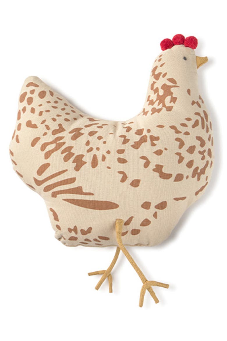 Chicken Cushion, Main, color, NATURAL CHESTNUT