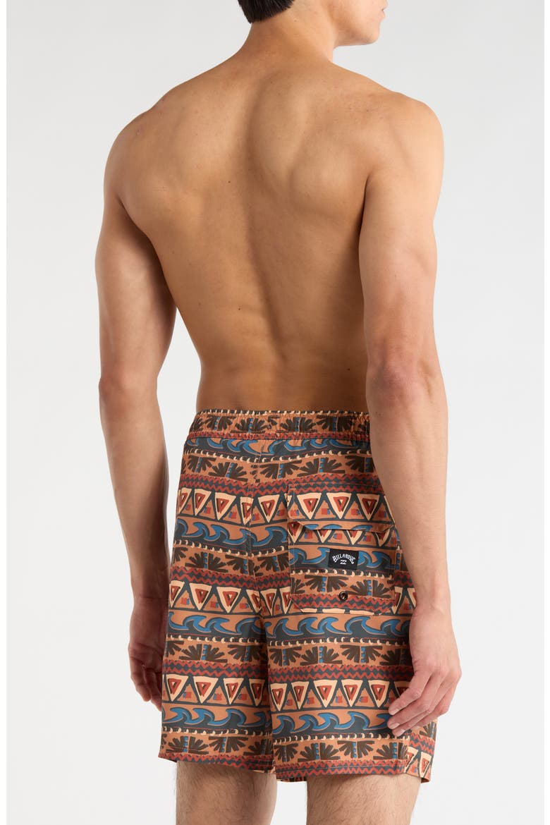 Pushpin Volley Swim Trunks, Alternate, color, HAZEL