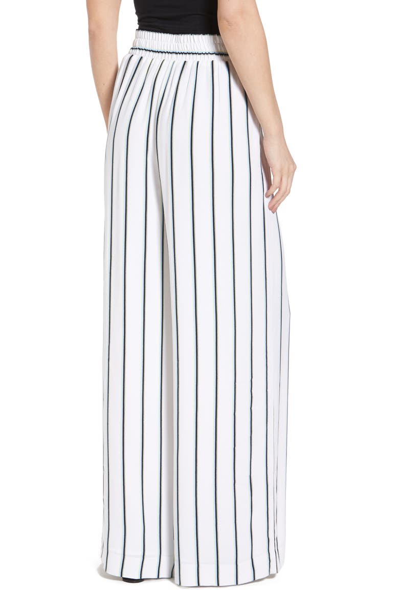 High Waist Wide Leg Pants, Alternate, color, CLOUD