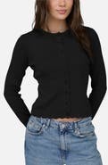 Blu Pepper Scallop Trim Cardigan