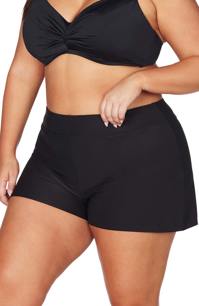 Artesands Hues High Waist Swim Shorts, Alternate, color, 