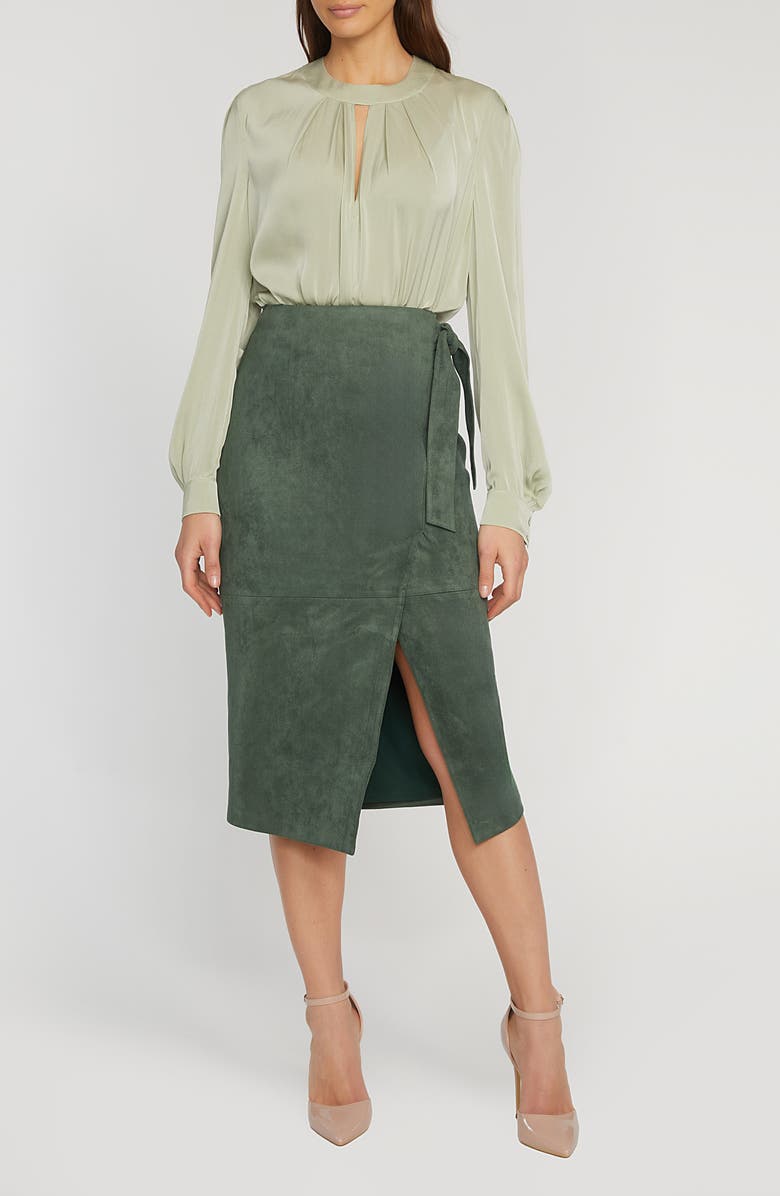 Elie Tahari The Bethany Stretch Silk Blouse, Alternate, color,