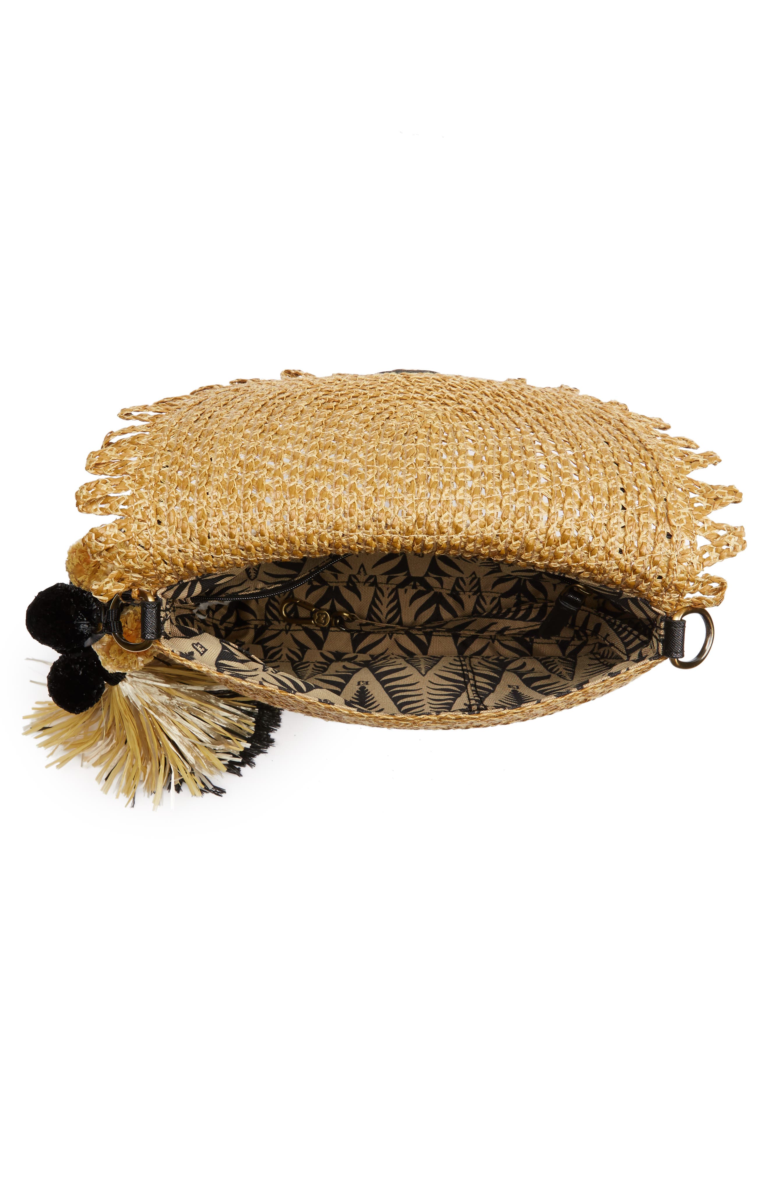 Brigitte Squishee® Shoulder Bag, Alternate, color, NATURAL/ BLACK